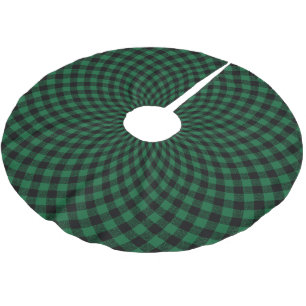 Ronde Hunter Green Plaid Check Kerstboom Rok