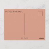 Ronde hut in Lalibela Ethiopië Briefkaart (Achterkant)