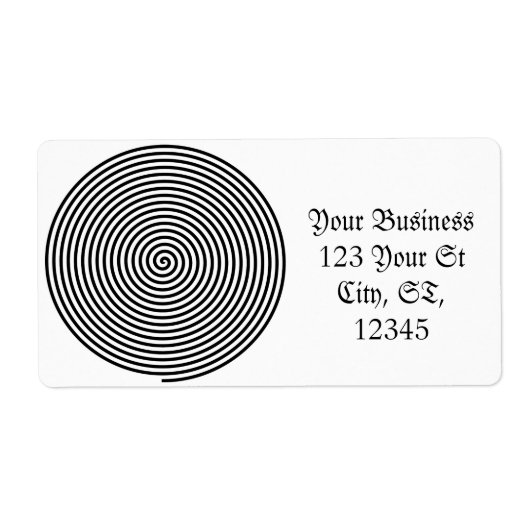 Ronde Hypnosis Spiral Thunder_Cove Etiket (Voorkant)