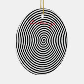 Ronde Hypnosis Spiral Thunder_Cove Keramisch Ornament (Rechts)