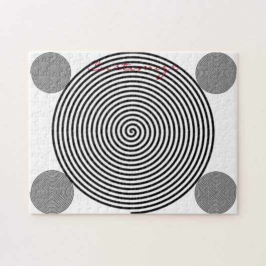 Ronde Hypnosis Spiral Thunder_Cove Legpuzzel (Horizontaal)