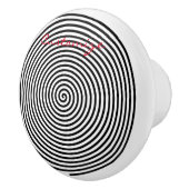 Ronde Hypnosis Spiral Thunder_Cove Pet Keramische Knop (Rechts)