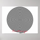 Ronde Hypnosis Spiral Thunder_Cove Poster (Voorkant)