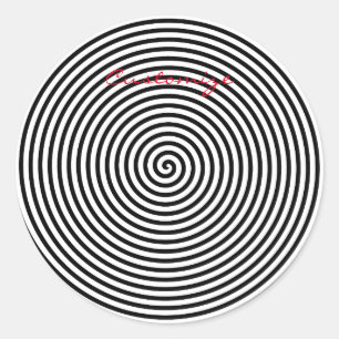 Ronde Hypnosis Spiral Thunder_Cove Ronde Sticker