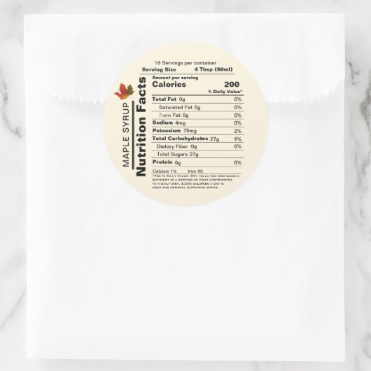 Ronde ivoren mannetjesspuit Voedings- en stofwisse Ronde Sticker (Tas)