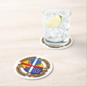 Ronde JamFam Coster- 4 Kartonnen Onderzetter (Insitu)