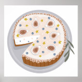 Ronde kaesecake poster (Voorkant)