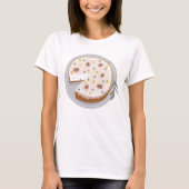 Ronde kaesecake t-shirt (Voorkant)