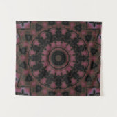 Ronde kaleidoscoopretro van Tapestry Mandala Wandkleed (Voorkant (horizontaal))