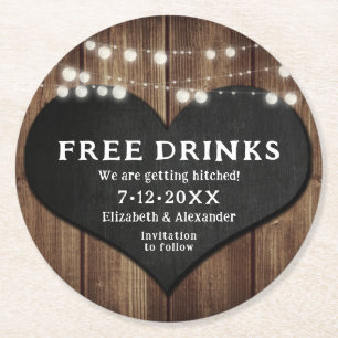 RONDE KARTONNEN ONDERZETTER