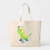 Ronde kattenzak grote tote bag (Voorkant)