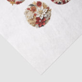 Ronde Kerst Afbeelding DIY Decoupage Ornament Craf Tissuepapier (Detail)