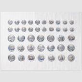 Ronde Kerst Afbeelding DIY Decoupage Ornament Craf Tissuepapier (Voorkant)