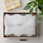 Ronde Kerst Afbeelding DIY Decoupage Ornament Craf Tissuepapier (Geschenk)