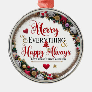 Ronde kerstbal – Luxe Kerstdecoratie Metalen Ornament