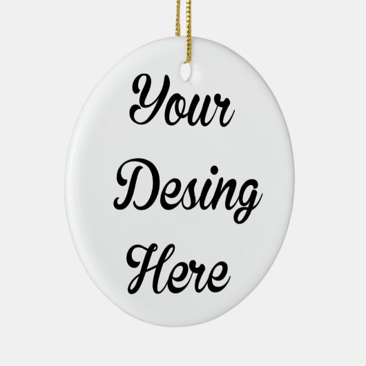 Ronde kerstkeramische Ornament (Rechts)