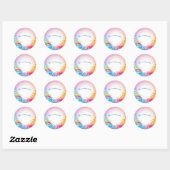 Ronde klassieke stickers (Vel)