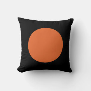Ronde kleuren - Rood bruin en zwart Kussen