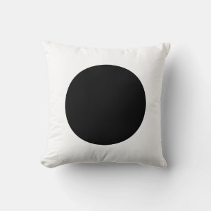 Ronde kleuren - zwart kussen