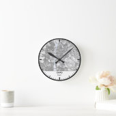 Ronde klok Cairo Clock City Lijn Kunst (Huis)