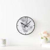 Ronde klok Canberra Clock City Line Art (Huis)