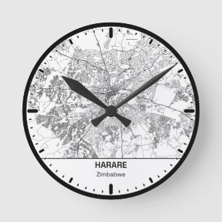 Ronde klok Harare Clock City Lijn Kunst
