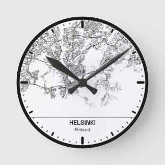 Ronde Klok Helsinki Klok Stad Lijn Kunst