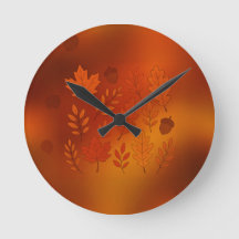 Ronde klok herfst