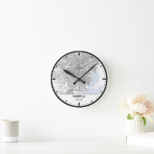 Ronde klok Kampala Clock City Lijn Kunst (Huis)