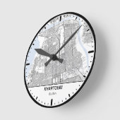Ronde klok Khartoum Clock City Lijn Kunst (Hoek)