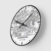Ronde Klok Ouagadougou Clock City Lijn Kunst (Hoek)