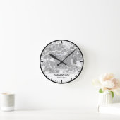 Ronde Klok Ouagadougou Clock City Lijn Kunst (Huis)