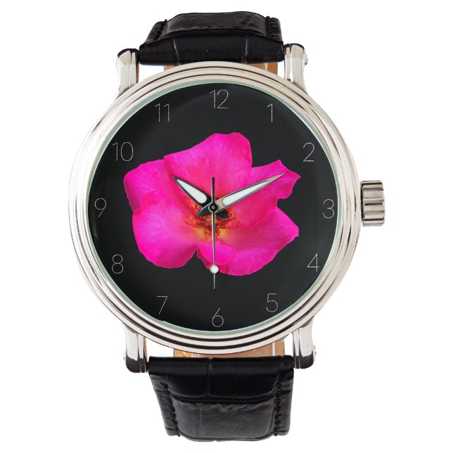 Ronde klok Rose viltstift horloge (Creator heeft geüpload)