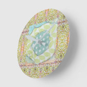 Ronde klok - Schattig pastel (Hoek)