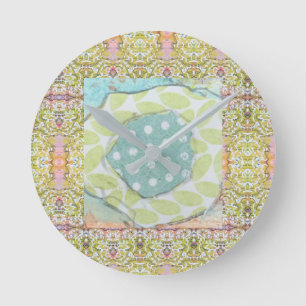 Ronde klok - Schattig pastel 