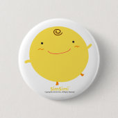 Ronde knop button 5,7 cm (Voorkant)