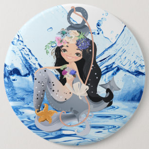 Ronde knop button 6,0 cm