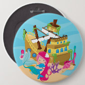 Ronde knop button 6,0 cm (Voorkant /achterkant)