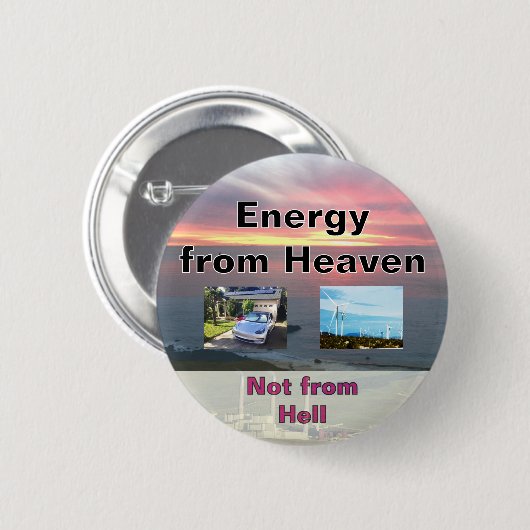 Ronde knop van 2,5 inch button 5,7 cm (Voorkant /achterkant)