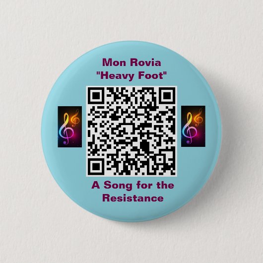 Ronde knop van 2,5 inch button 5,7 cm (Voorkant)