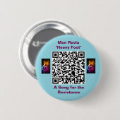 Ronde knop van 2,5 inch button 5,7 cm (Voorkant /achterkant)