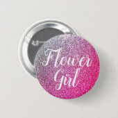 Ronde knop voor bladerpartij voor meisje button 5,7 cm (Voorkant /achterkant)