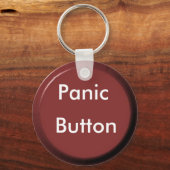 ronde knoppen werken, paniek, Button Sleutelhanger (Voorkant)