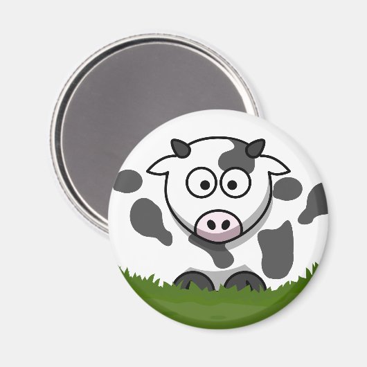 Ronde Koe Magneet (Voorkant / Achterkant)