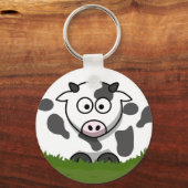 Ronde Koe Sleutelhanger (Voorkant)