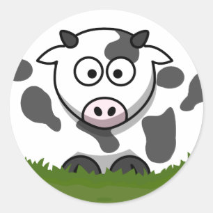 Ronde Koe Sticker