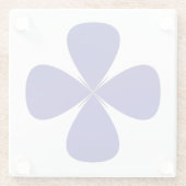 RONDE KROSS GLAZEN ONDERZETTER (Achterkant)