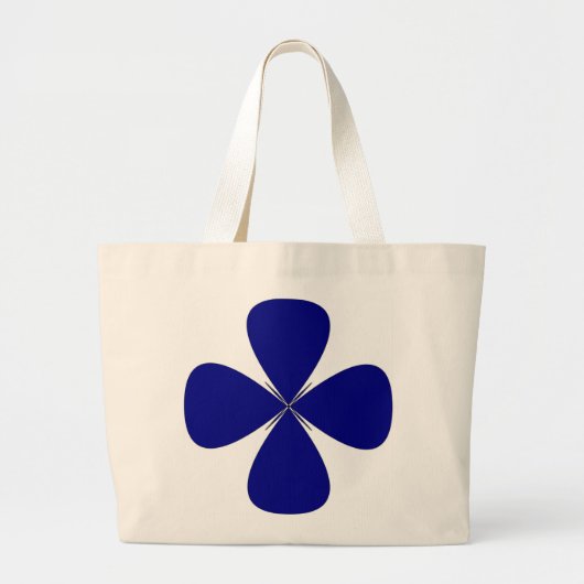 RONDE KROSS GROTE TOTE BAG (Voorkant)