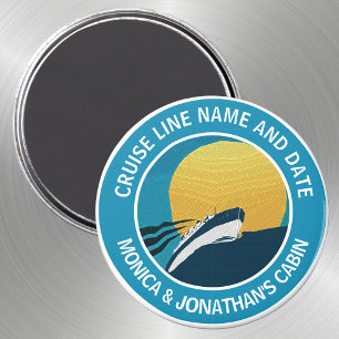 Ronde kruiscabine Deuren Persoonlijke naam Magneet