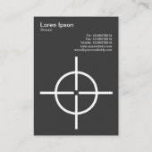 Ronde kruisstoelen visitekaartje (Achterkant)